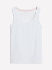 Boden White Essential Scoop Neck Vest - Image 6 of 6