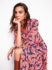 Boden Blue Kate Midi Shirt Dress - Image 1 of 5