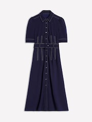 Boden Blue Fashion Ponte Shirt Dress - Image 5 of 5