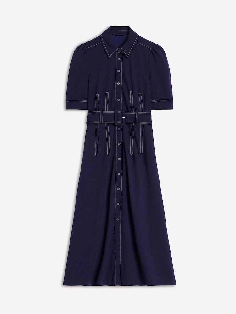 Boden Blue Fashion Ponte Shirt Dress - Image 5 of 5