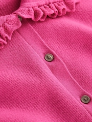 Boden Pink Jessie Frill Collared Cardigan - Image 6 of 6