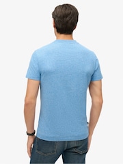 Superdry Fresh Blue Grit Essential Logo Embroidery T-Shirt - Image 2 of 7