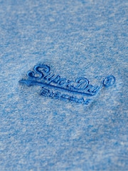 Superdry Fresh Blue Grit Essential Logo Embroidery T-Shirt - Image 7 of 7