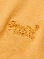 Ochre Yellow Marl - Superdry Essential T-Shirt mit Logostickerei - Bild 6 von 6