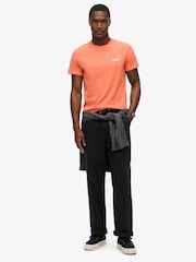 Superdry Sunburst Coral Essential Logo Embroidery T-Shirt - Image 4 of 7