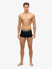 Superdry Triple Black/Grey Logo Trunk Triple Pack - Image 4 of 5
