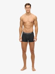 Черный меланжевый Raven - Superdry Logo Boxer Triple Pack - Изображение 6 из 7
