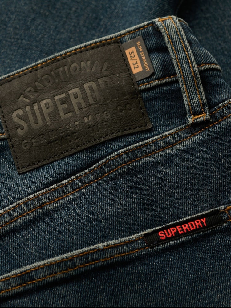 Superdry узкие джинсы прямого кроя в винтажном стиле - Изображение 7 из 7
