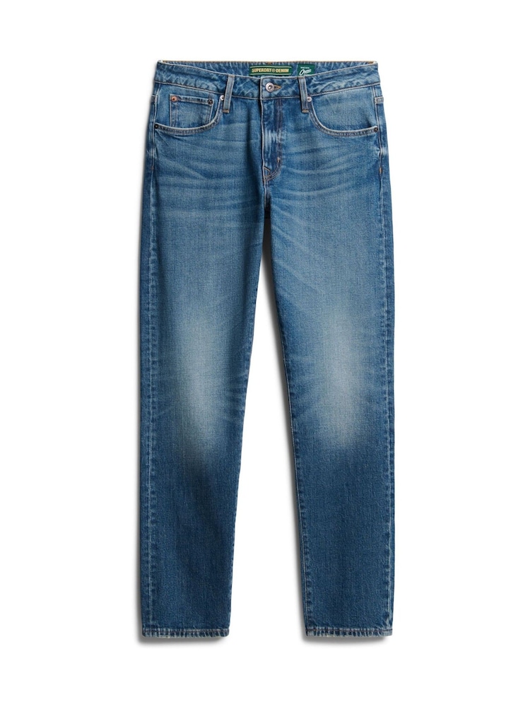 Superdry Buck Blue Slim Vintage Jeans - Image 6 of 7