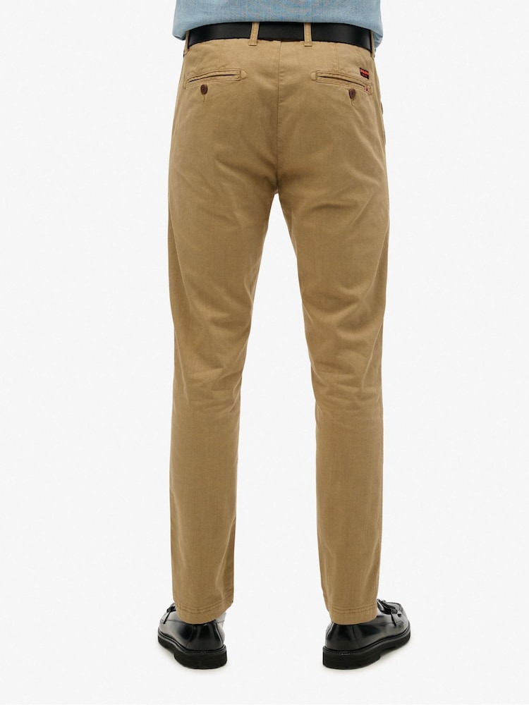 Superdry American Beige International Chino Trousers - Image 4 of 6