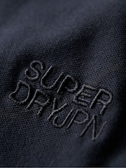 Темно-синий Eclipse - Футболка-поло свободного кроя с контрастной отделкой Superdry Sportswear - Изображение 6 из 6