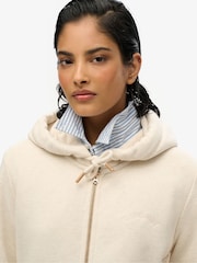 Superdry Cream Essential Logo Zip Hoodie - Image 3 of 5