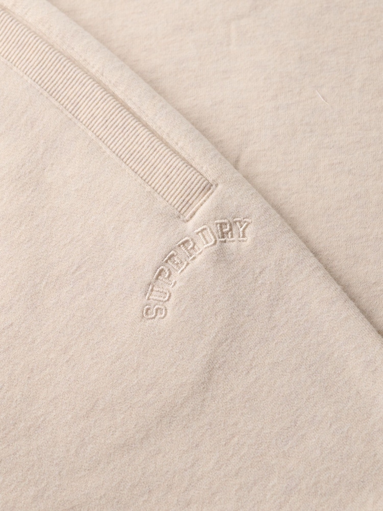 Superdry Cream Essential Logo Joggers - Image 7 of 7