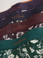 Navy Modal 4 pack Signature A-Fronts Boxers - Image 7 of 8