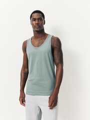 Blue/Grey Rib Vests 5 Pack - Image 12 of 12
