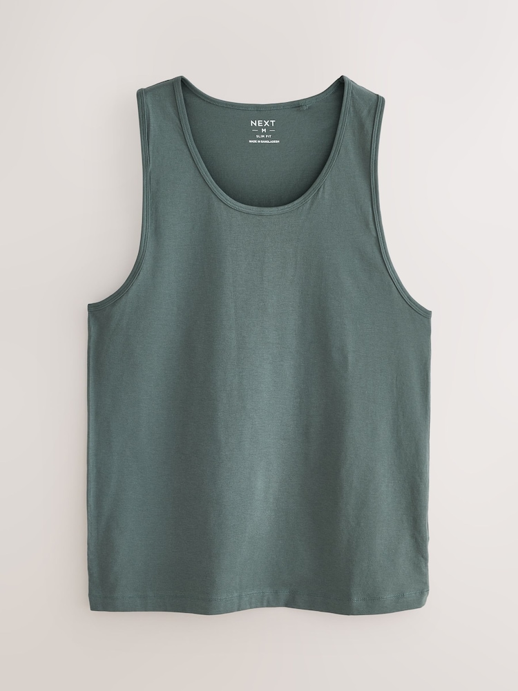 Azul/Cinza - Pacote Rib Vests 5 - Imagem 2 de 8