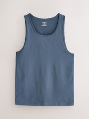 Azul/Cinza - Pacote Rib Vests 5 - Imagem 6 de 8