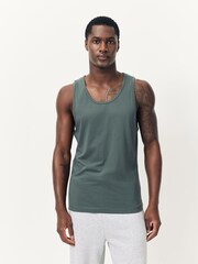 Blue/Grey Rib Vests 5 Pack - Image 9 of 12