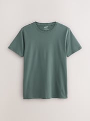 Blue Slim Fit 100% Cotton Layering T-Shirts 5 Pack - Image 2 of 8
