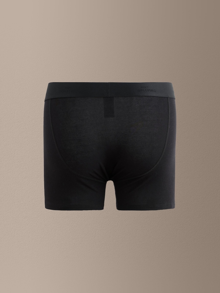 Black Lyocell - Signature Comfort 柔软内裤 - 9的图像2｝