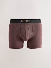 Green/ Red/ Blue Rich Colour Marl 5 Pack A-Front Boxers - Image 3 of 9