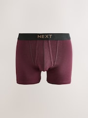 Green/ Red/ Blue Rich Colour Marl 5 Pack A-Front Boxers - Image 5 of 9
