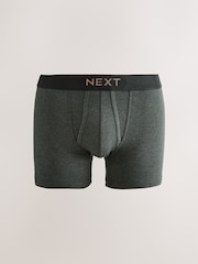 Green/ Red/ Blue Rich Colour Marl 5 Pack A-Front Boxers - Image 6 of 9
