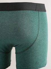 Green/ Red/ Blue Rich Colour Marl 5 Pack A-Front Boxers - Image 7 of 9