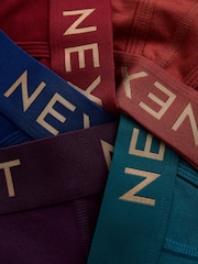 Red/Blue/Purple Rich 5 Pack A-Front Boxers - Image 10 of 10