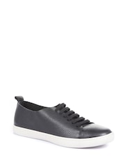 Jones Bootmaker Womens Midwood Leather Trainers - Image 2 of 5