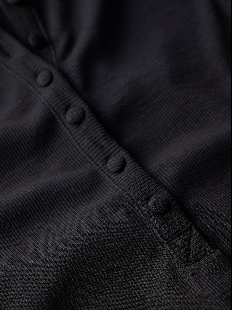 Mint Velvet Black Button Up Top - Image 8 of 8
