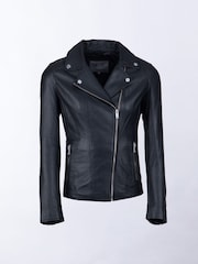 Lakeland Leather Black Tarraby Biker Jacket - Image 1 of 6