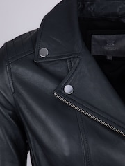 Lakeland Leather Black Tarraby Biker Jacket - Image 3 of 6