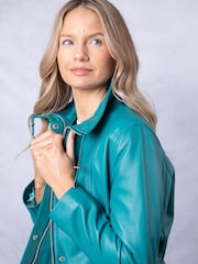 Lakeland Leather Teal Levens Leather Field Jacket - Image 7 of 9