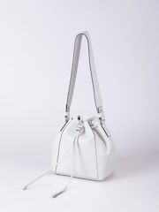 Lakeland Leather Ivory Crosby Bucket Bag - Image 2 of 7