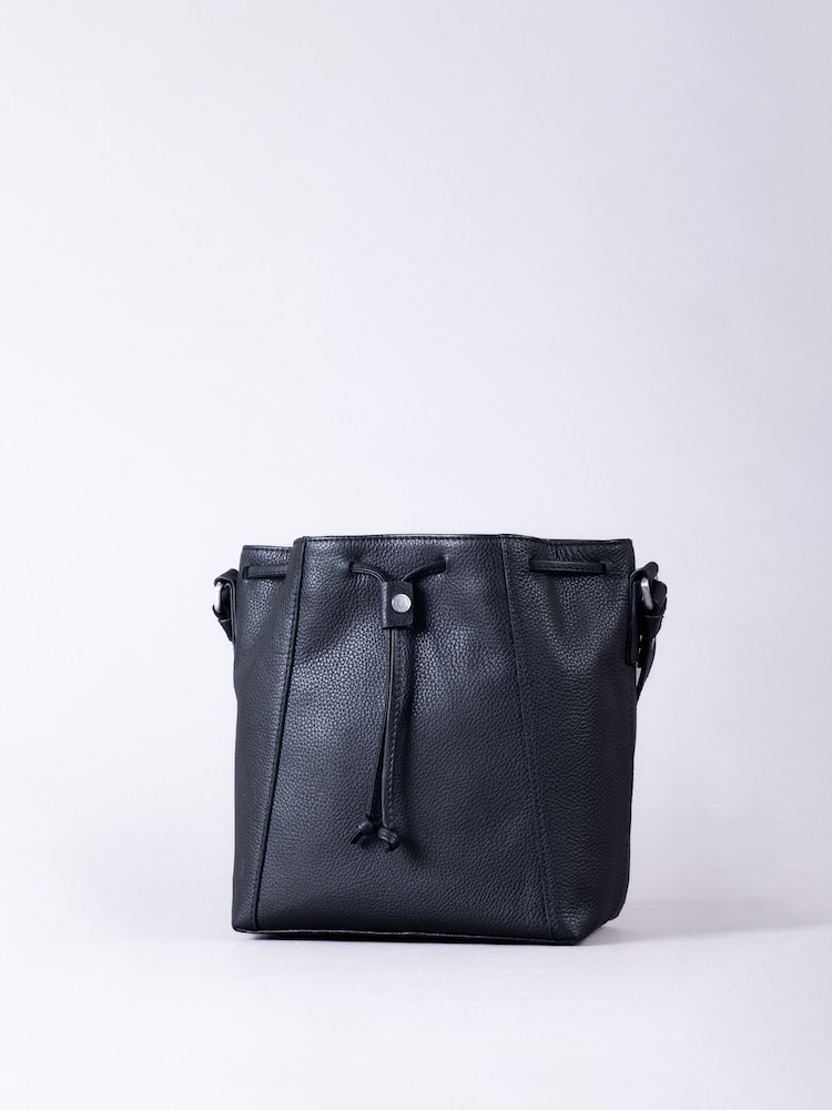 Lakeland Leather Black Crosby Bucket Bag - Image 1 of 6