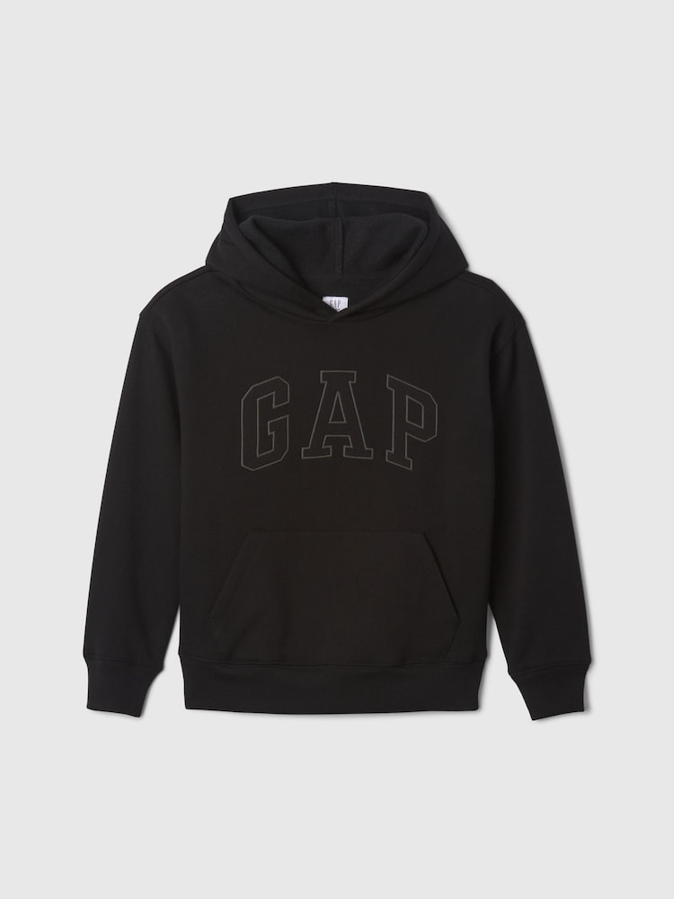 Zwart - Gap vintage hoodie met logo (4 - 13 jr) - Image 1 of 2