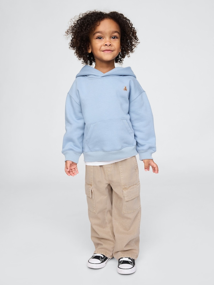 Gap Brown UltraSoft Pull On Baggy Cargo Jeans (6mths-5yrs) - Image 1 of 5