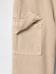 Gap Brown UltraSoft Pull On Baggy Cargo Jeans (6mths-5yrs) - Image 4 of 5