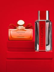 Salvatore Ferragamo Red Leather Eau de Parfum 100 ml Shower Gel 100ml & 10ml Travel Spray Gift Set - Image 2 of 3