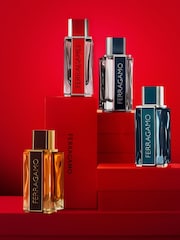 Salvatore Ferragamo Red Leather Eau de Parfum 100 ml Shower Gel 100ml & 10ml Travel Spray Gift Set - Image 3 of 3