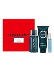 Salvatore Ferragamo Intense Leather Eau de Parfum 100 ml Shower Gel 100ml And 10ml Travel Spray Gift Set - Image 1 of 2