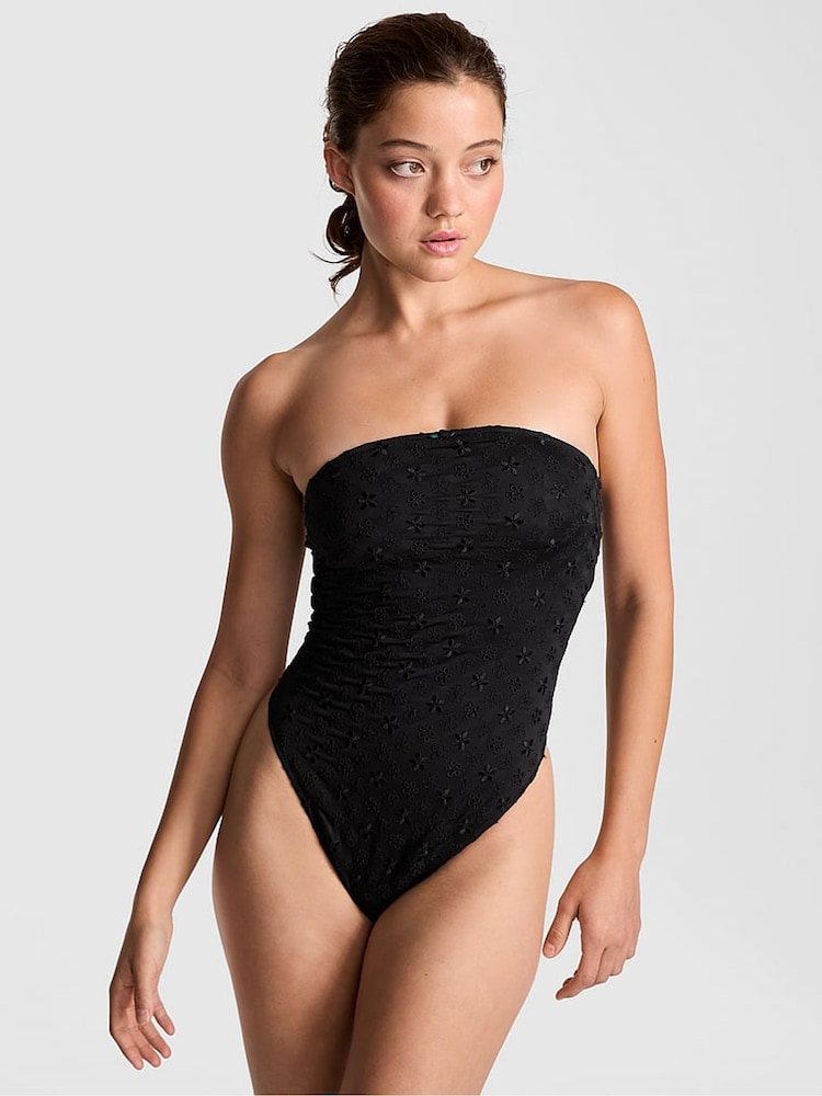 Victoria's Secret PINK Black Francis One Piece Swimsuit - Image 1 of 3