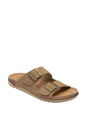 Lotus Natural Open Toe Mule Sandals - Image 1 of 4
