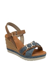 Lotus Sandalen mit Keilabsatz - Bild 1 von 4