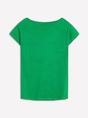 Verde - Camiseta Boden Supersoft com gola canoa - Imagem 5 de 5