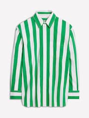 Boden Green Sadie Relaxed 100% Cotton Shirt - Image 4 of 4
