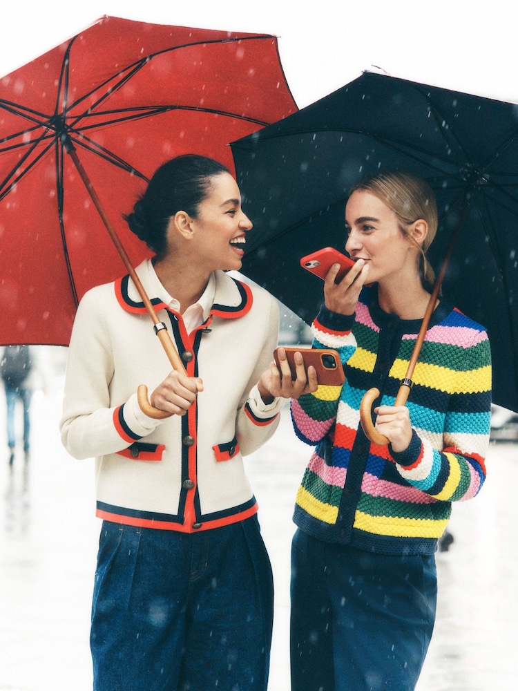 Boden Blue Libby Knitted Jacket - Image 2 of 8