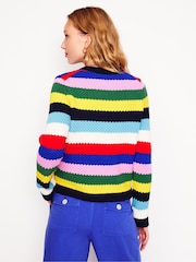 Boden Blue Libby Knitted Jacket - Image 4 of 8