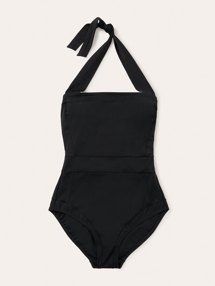 Boden Black Santorini Halterneck Swimsuit - Image 5 of 5
